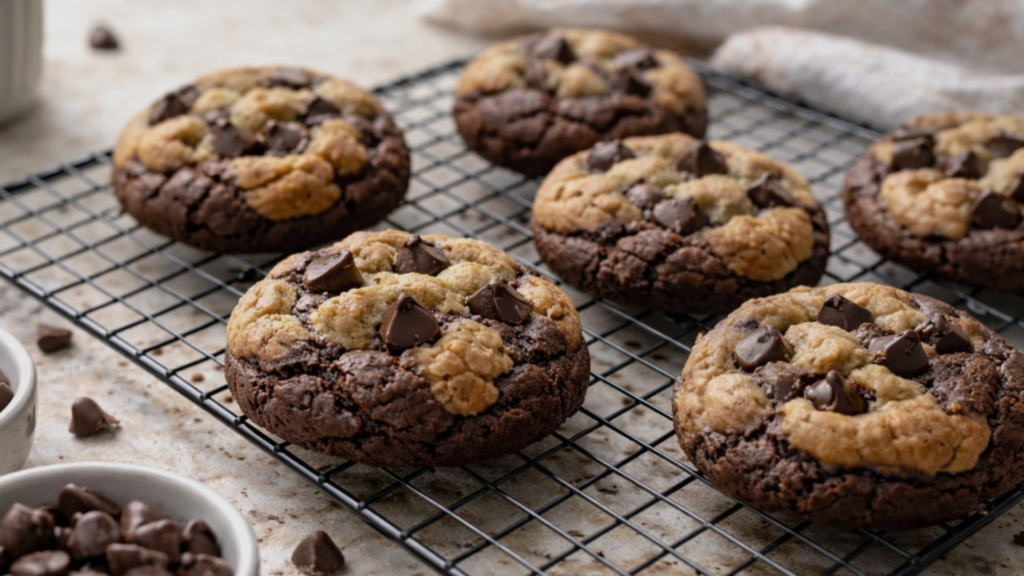 The Best of Both Worlds Brown Butter Brookie Cookies brown butter brookie cookies 1