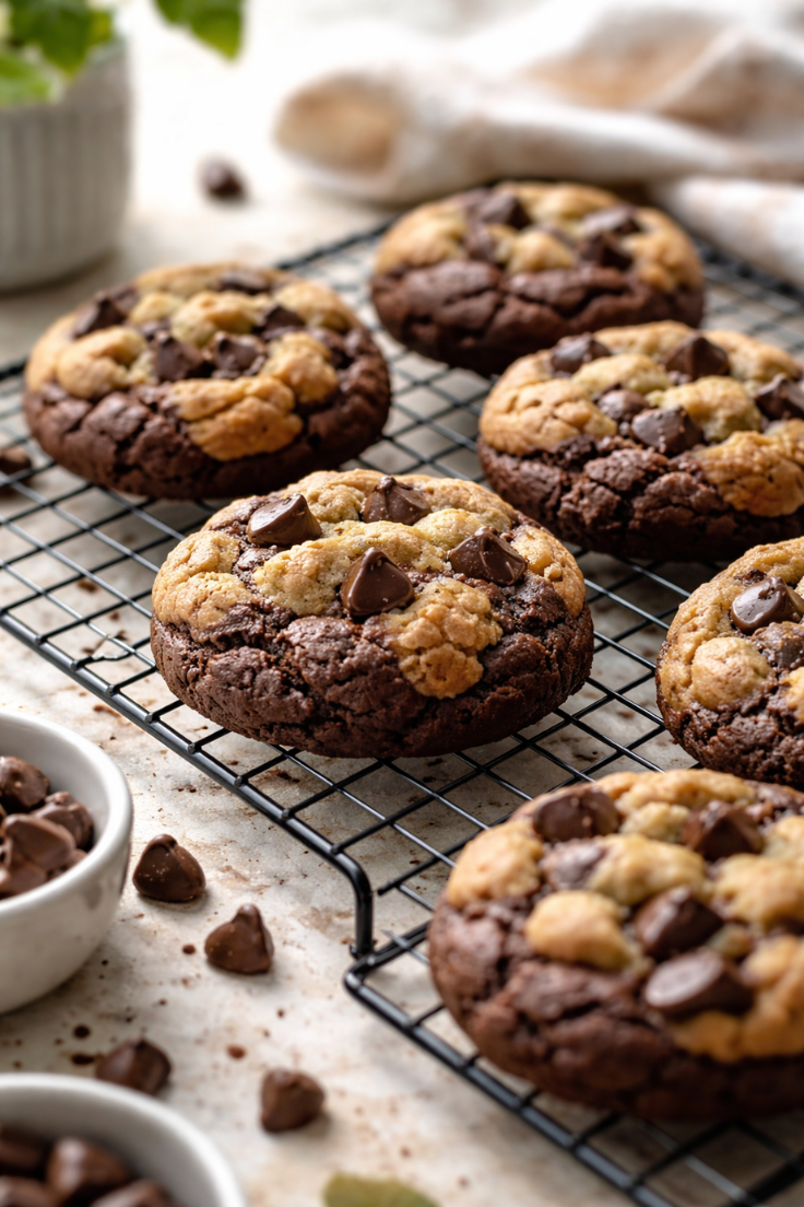 The Best of Both Worlds Brown Butter Brookie Cookies brown butter brookie cookies