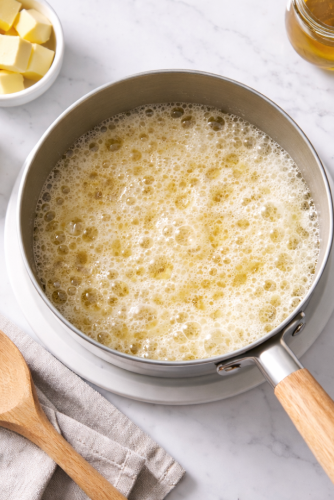 The Coziest Brown Butter Snickerdoodle Cupcake Cookies the cookie gallery brown butter step 2