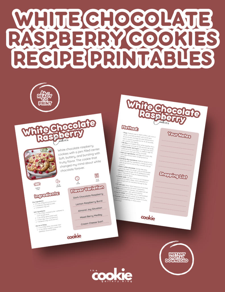 ad white chocolate raspberry cookies