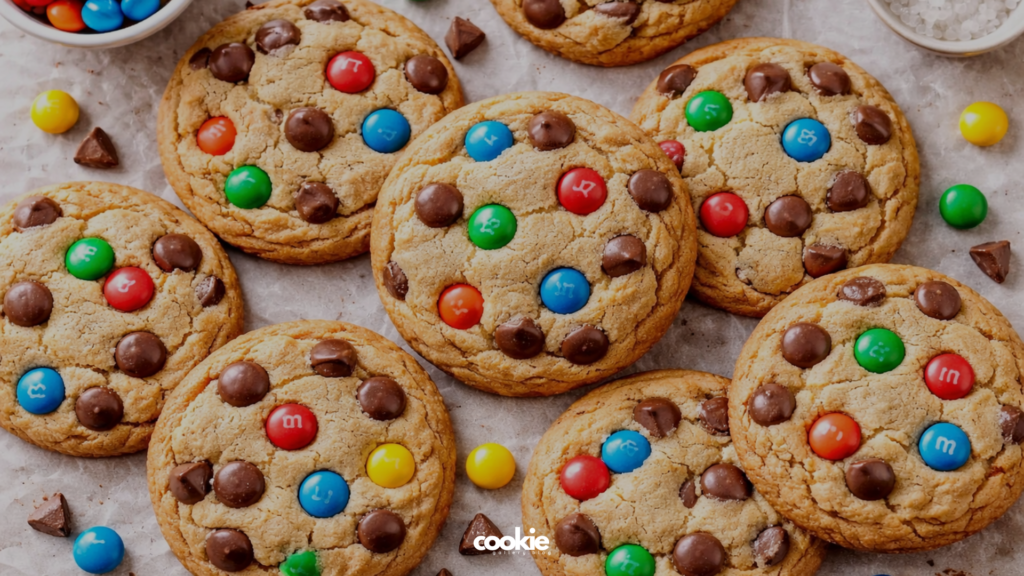 Brown Butter M&M Chocolate Chunk Cookies brown butter m&m