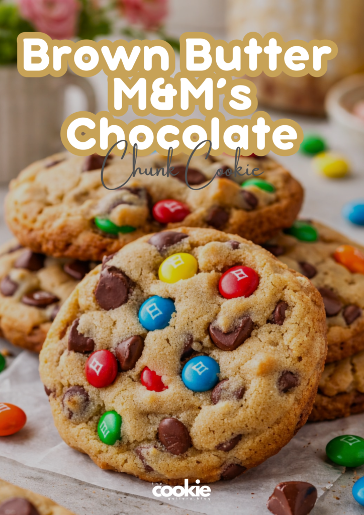 Brown Butter M&M Chocolate Chunk Cookies brown butter rose chocolate cookie pdf