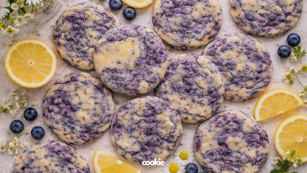 Lemon Blueberry Cookies – Soft, Buttery, with Homemade Blueberry Jam lemon blueberry cookies 1