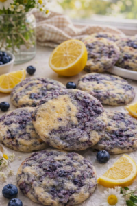 lemon blueberry cookies