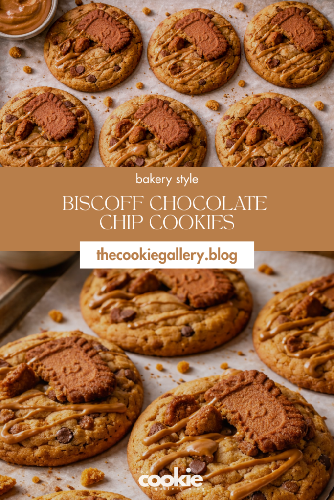 biscoff chocolate chip cookies - thecookiegallery.blog