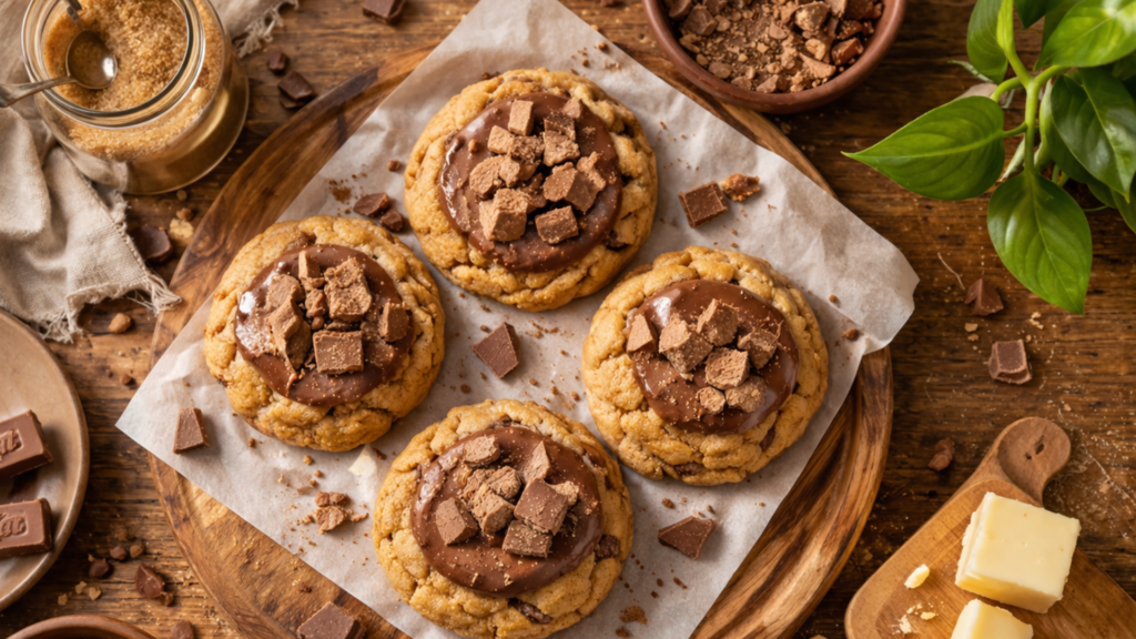 Copycat Crumbl KitKat Cookies copycat crumble kitkat cookies - thecookiegallery.blog