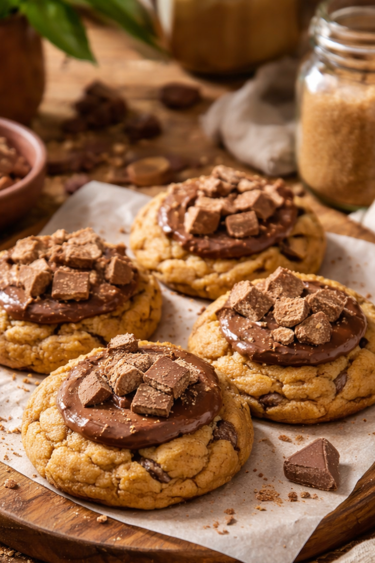 Copycat Crumbl KitKat Cookies copycat crumble kitkat cookies - thecookiegallery.blog