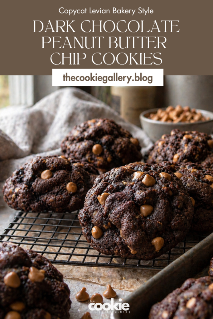 dark chocolate peanut butter chip cookies 2 thecookiegallery.blog