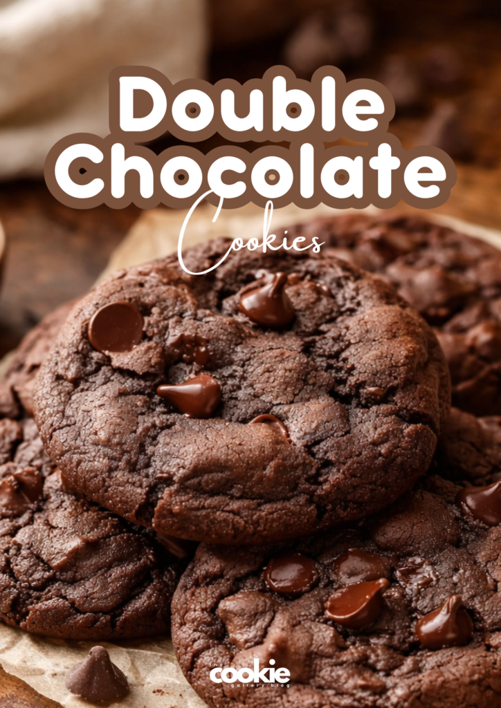 Fudgy Double Chocolate Cookies – Soft, Rich & Easy Recipe double chocolate cookies thecookiegallery.blog