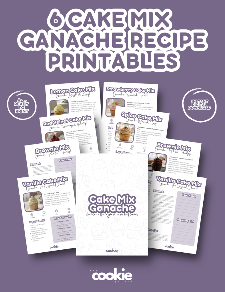 ad cake mix ganache