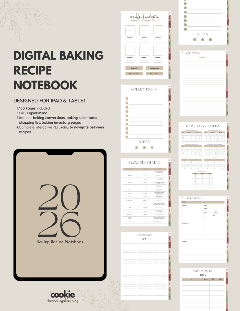 ad digital baking notebook