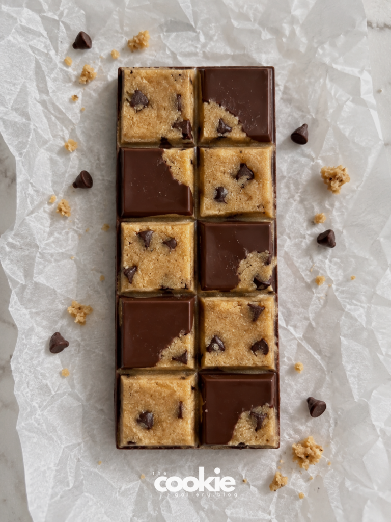 brown butter cookie dough chocolate bars 1 thecookiegallery.blog